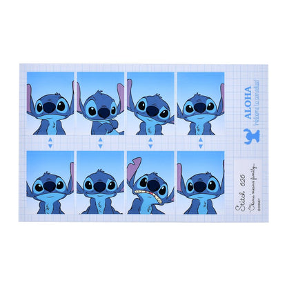 Stitch Sticker Collection – Passport Photo Style Sticker Set