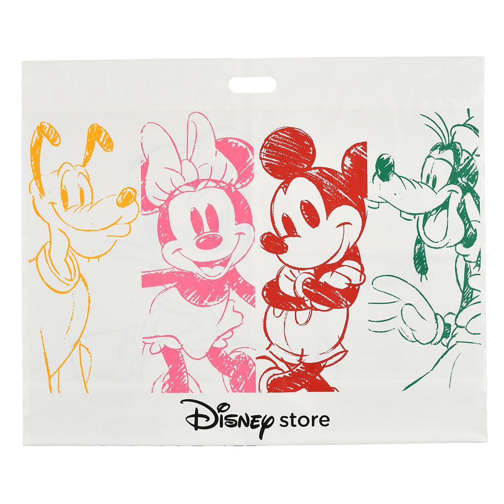 Mickey & Friends Einkaufstasche L – grosse Disney Shoppingbag mit Griffen