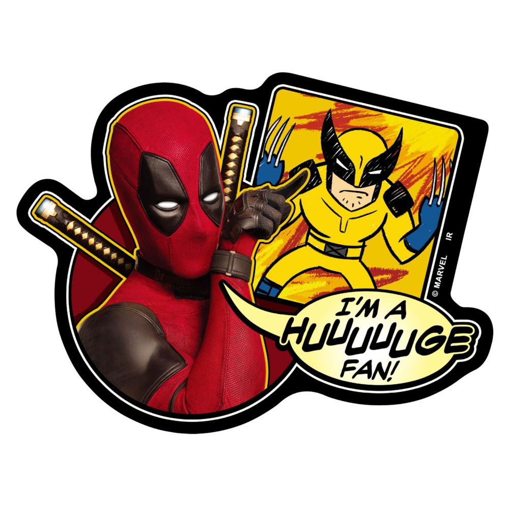 Deadpool & Wolverine Sticker B – Marvel Deadpool and Wolverine Sticker, 7.6 x 10 cm