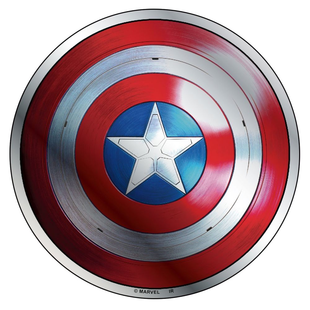 Captain America: Brave New World Metallic Sticker – Marvel Decal 10 x 10 cm