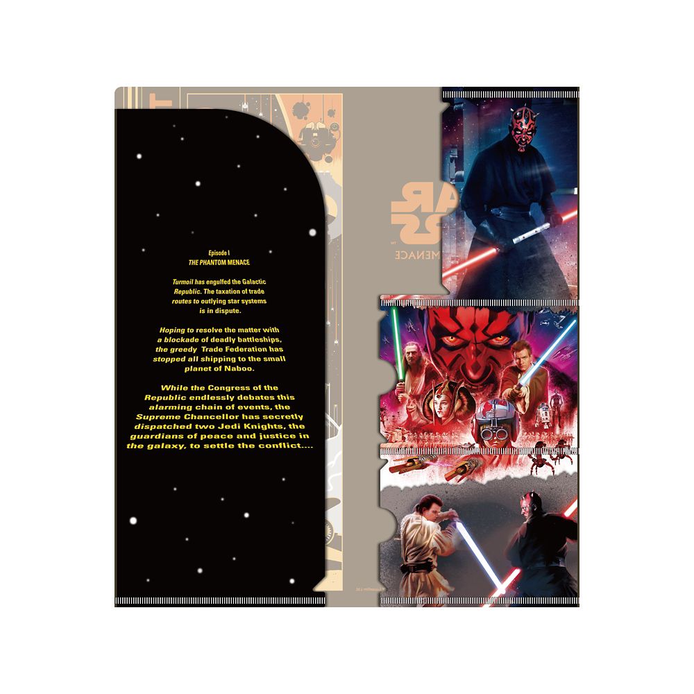 STAR WARS SAGA Ticket Holder Episode 1 – Phantom Menace Card & Ticket Folder
