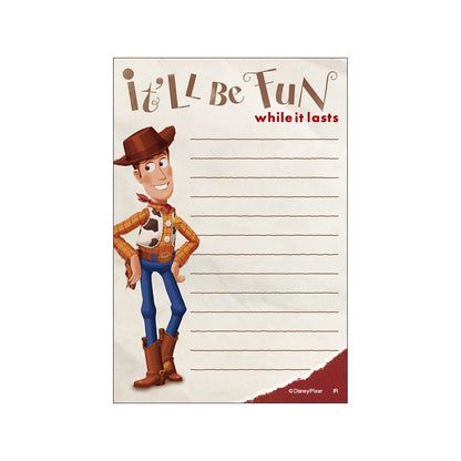 Toy Story Falt-Notizblock – Fächer-Memo mit 4 Designs