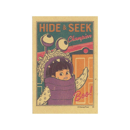 PIXAR Art Card Collection Retro – Sammelkarte (blind, 1 von 8 Motiven)