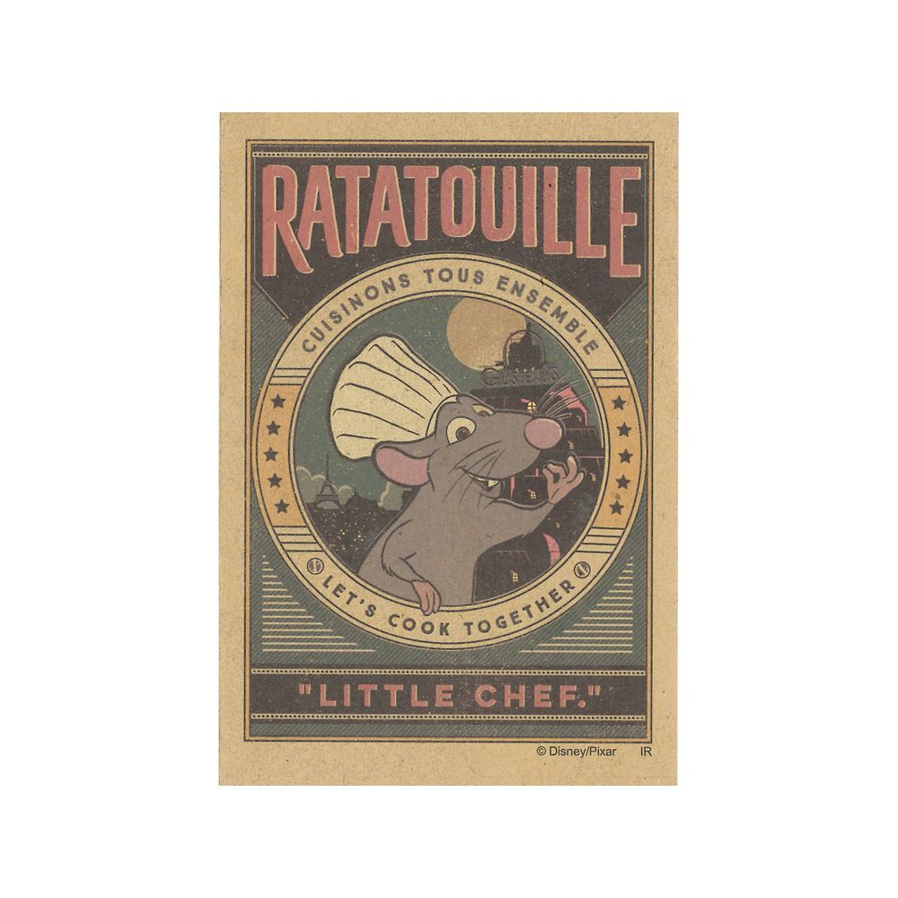PIXAR Art Card Collection Retro – Sammelkarte (blind, 1 von 8 Motiven)