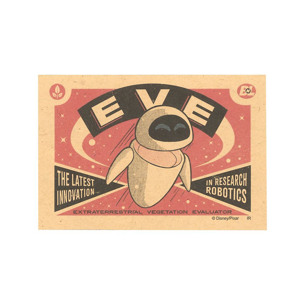 PIXAR Art Card Collection Retro – Sammelkarte (blind, 1 von 8 Motiven)