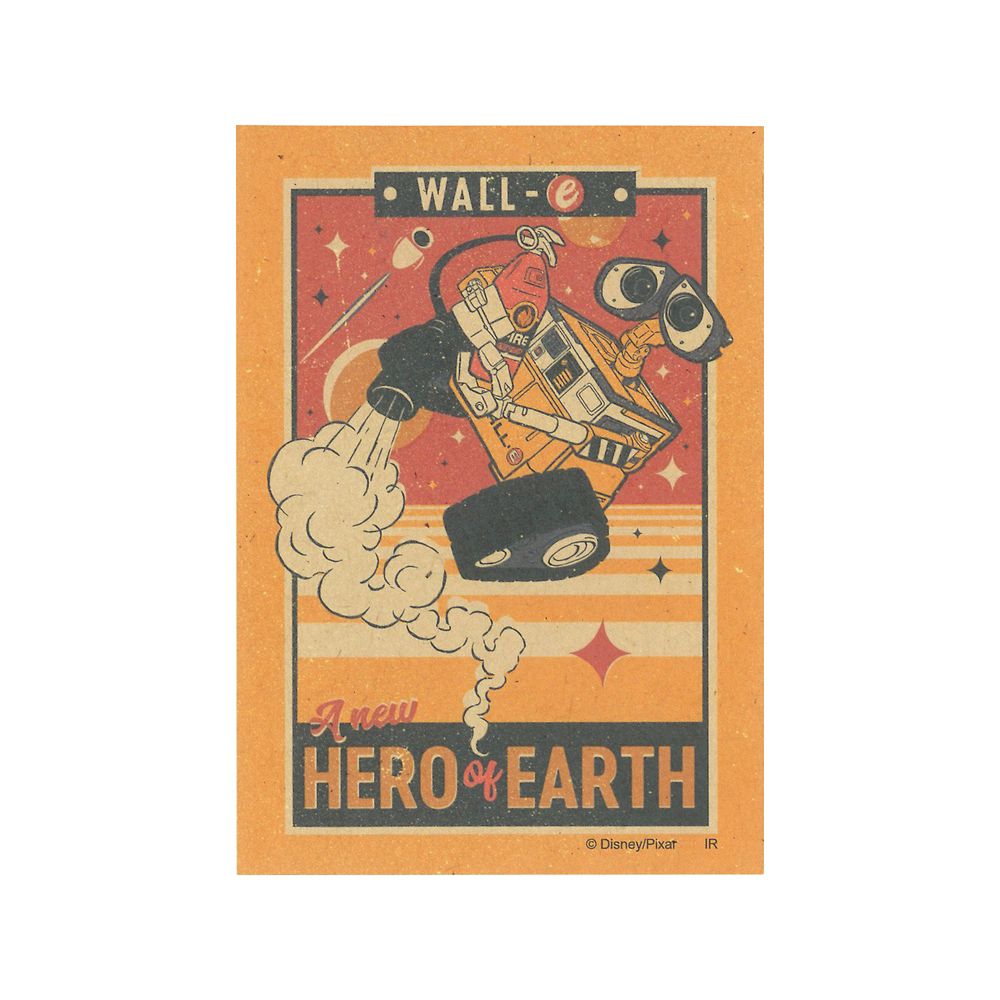 PIXAR Art Card Collection Retro – Sammelkarte (blind, 1 von 8 Motiven)