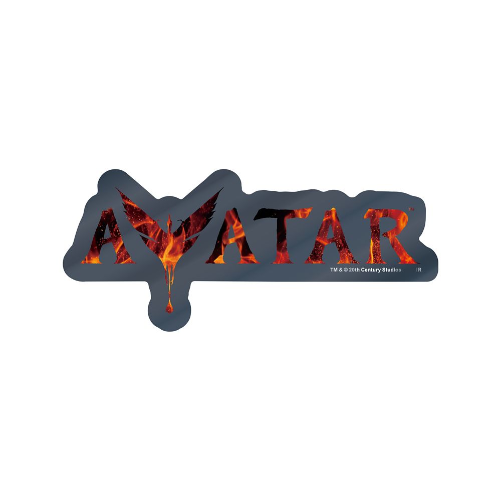 Avatar: Fire and Ash Logo Sticker – Metallized Logo Sticker