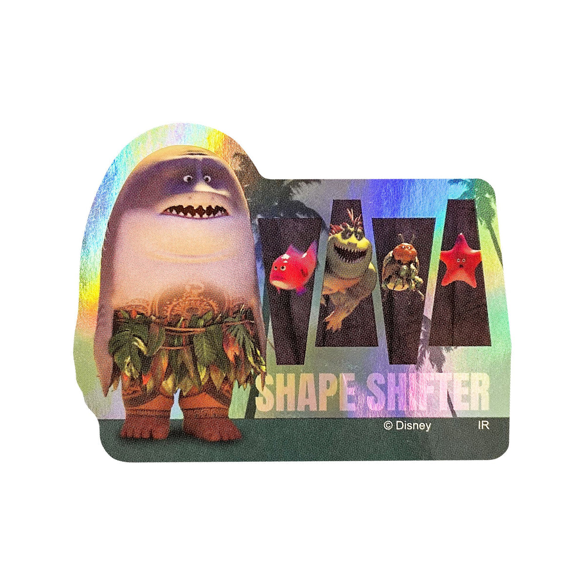 Vaiana Aurora-Sticker-Set, regenbogenfarben schimmernd, 8 Stück – Ansicht 2