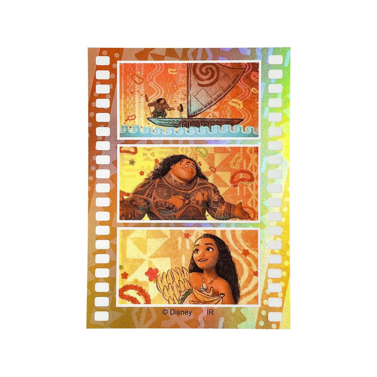 Vaiana Aurora-Sticker-Set, regenbogenfarben schimmernd, 8 Stück – Ansicht 3