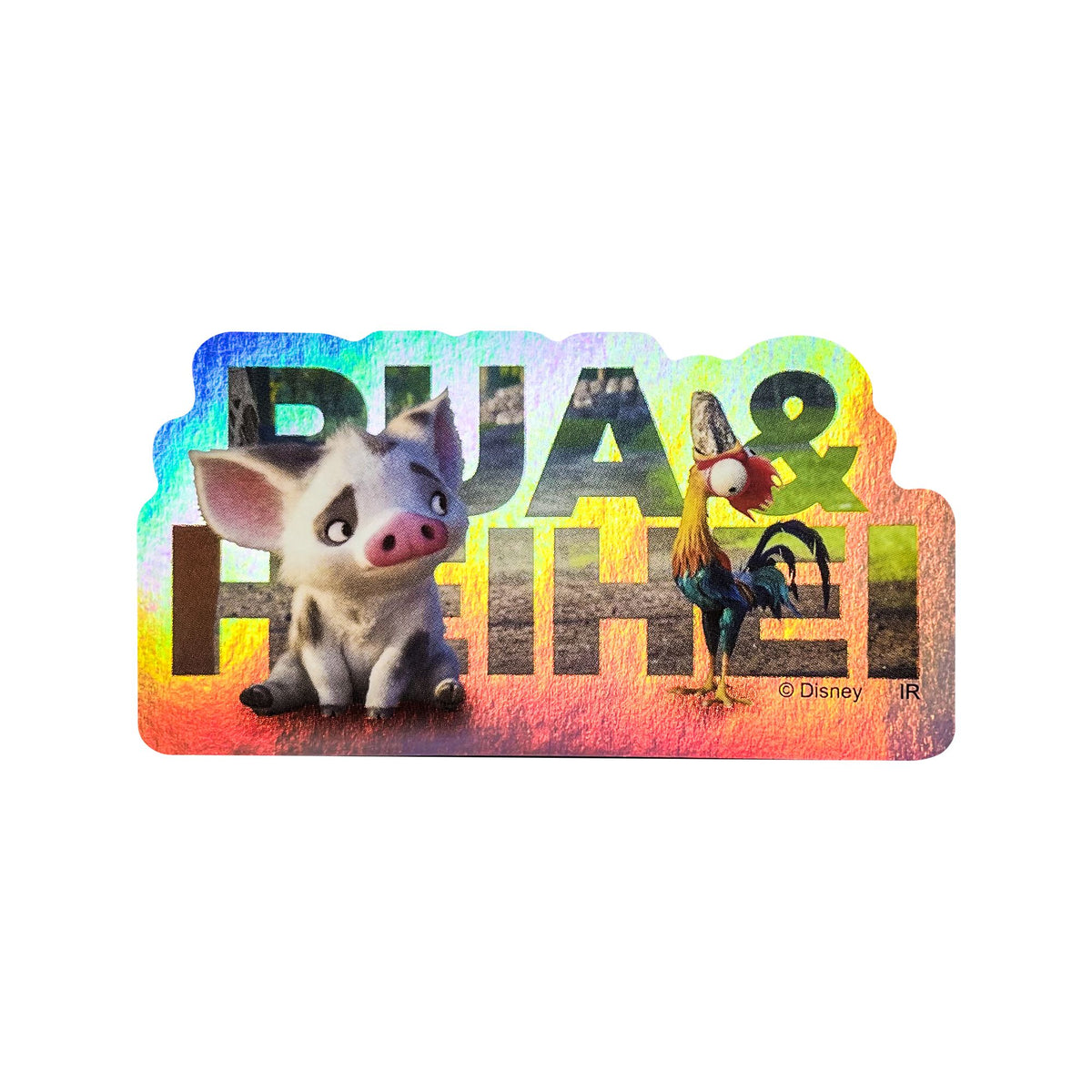 Vaiana Aurora-Sticker-Set, regenbogenfarben schimmernd, 8 Stück – Ansicht 7