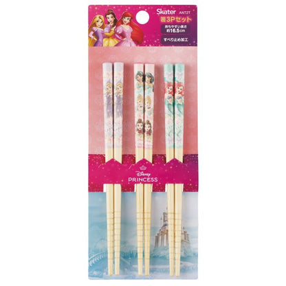 Disney Store - Bambusstäbchen 16,5 cm (3er Pack) Prinzessin 25 - Küchenaccessoire Japan Disney Store