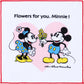 Mickey & Minnie Mini Handtuch im Stil der 70er Jahre Japan Disney Store