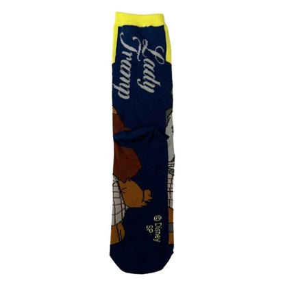 Susi und Strolch Geschichte Kuss Mittelhohe - Socken Japan Disney Store