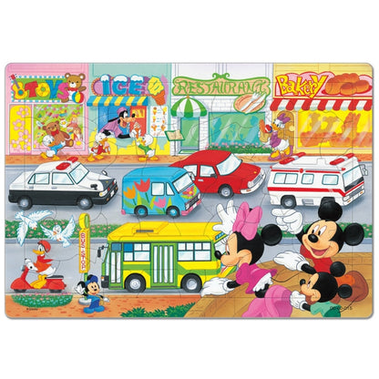 Mickey & Friends Kinderpuzzle 60 Teile "Fahrzeuge Lieblings" Japan Disney Store