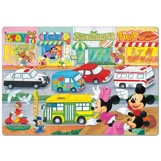 Mickey & Friends Kinderpuzzle 60 Teile "Fahrzeuge Lieblings"