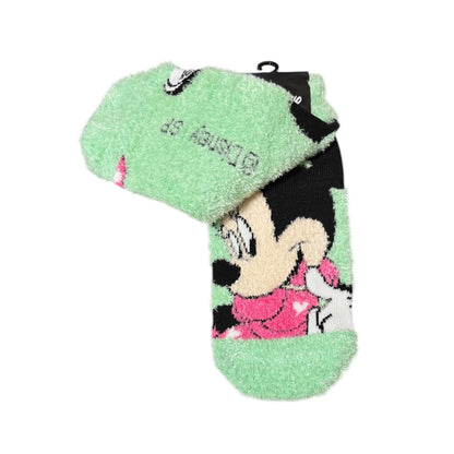 Minnie Maus Kuschelsocken Herzschleife Design 36-39