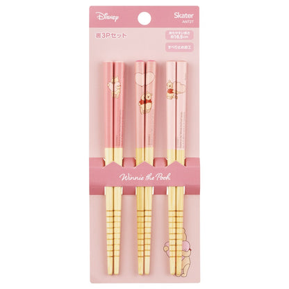Winnie the Pooh Chopsticks – 3-Piece Bamboo Set for Children