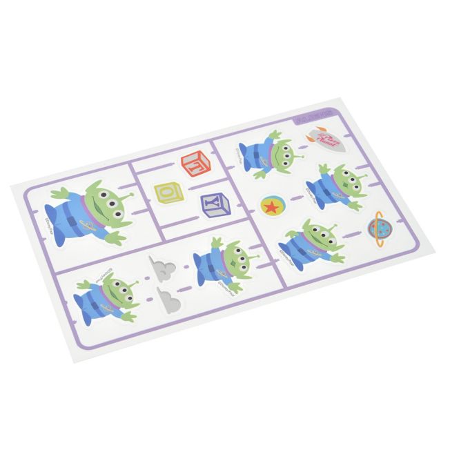 Little Green Men/Alien Aufkleber Sticker Collection Japan Disney Store