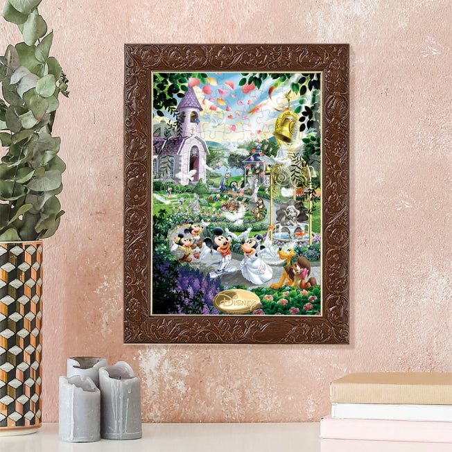 Mickey & Minnie Holographic Crystal Puzzle 108 Teile "Hochzeitglocken" Japan Disney Store