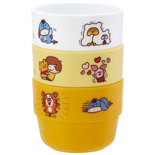 Stapelbecher 3er Set Kanahai/Pooh
