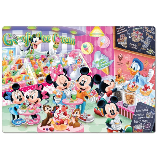 Mickey & Friends - Kinderpuzzle "Finde es im Eisladen!"