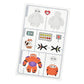 Baymax, Baymax 2.0, Mochi Aufkleber und Sticker Japan Disney Store