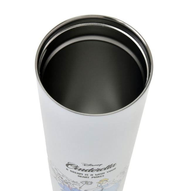 Disney Store - Cinderella Edelstahl-Trinkflasche mit Strohhalm Story Bottle Collection - Trinkgeschirr Japan Disney Store