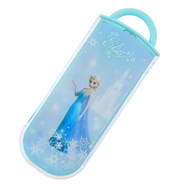 Disney Store - Elsa Essstäbchen Set Trio Besteck Frozen Blue - Kinderbesteck Japan Disney Store