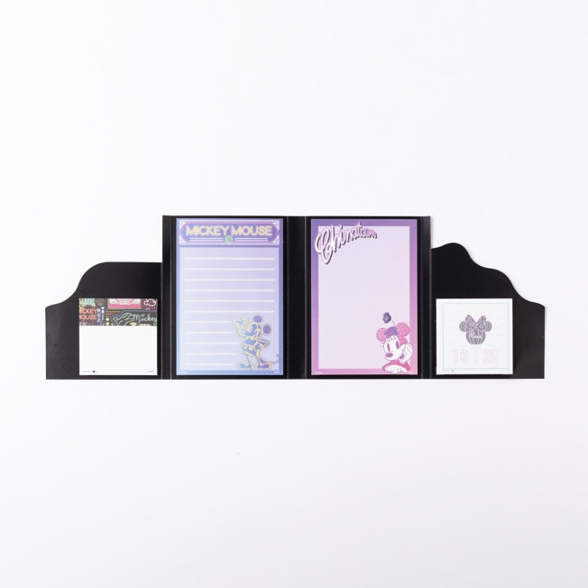 Store - China Town Disney Pata Pata Memo (Neon Mickey Minnie) - Notizbuch Japan Disney Store