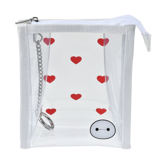Baymax Klarer Beutel mit Karabiner - Kosmetiktasche Japan Disney Store