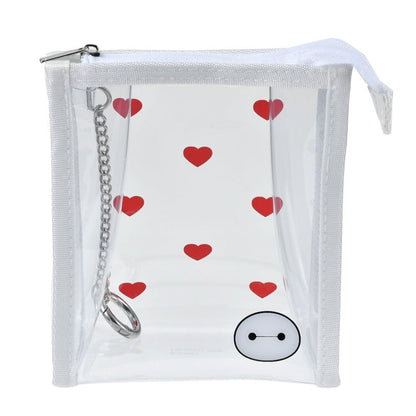 Baymax Klarer Beutel mit Karabiner - Kosmetiktasche Japan Disney Store