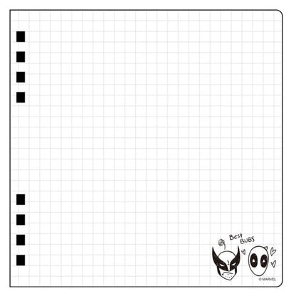 Deadpool & Wolverine Square Ring Notizbuch Japan Disney Store