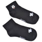 Mickey Socken mit kurzer Gesichtsstickerei Schwarz 36-39 Japan Disney Store