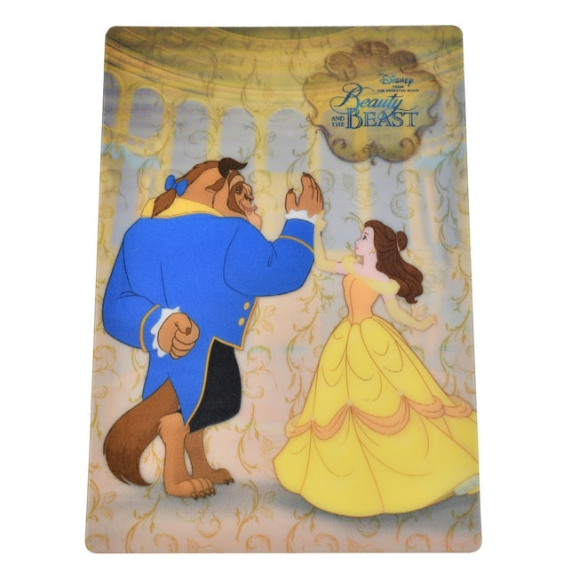 Die Schöne und das Biest Lenticular Postkarte Japan Disney Store