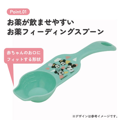 Mickey Mouse baby feeding spoon with measuring scale