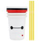 Baymax Trinkbecher 3er-Set mit Strohhalm