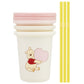 Winnie Puuh Hug & Heart Becher-Set mit Strohhalm 3er Set