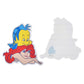 Ariel, Flounder, Sebastian Nachrichtenkarte und Umschlag Set Mini Japan Disney Store