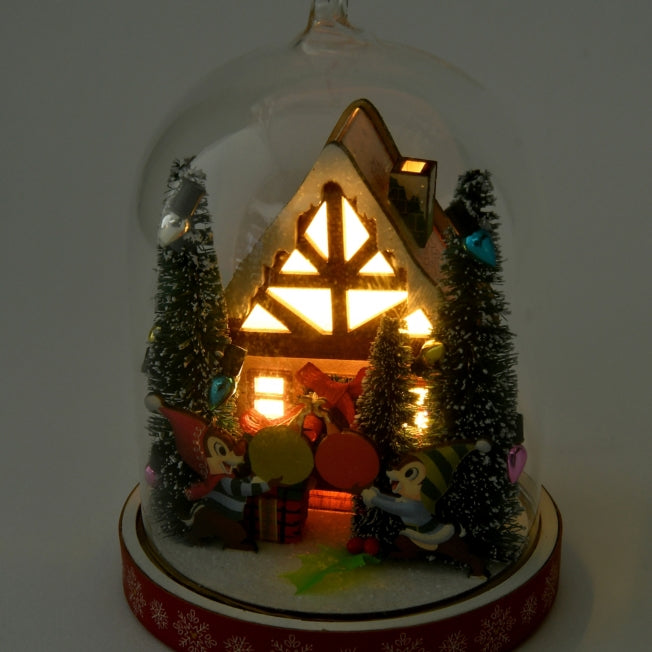 Chip & Dale Ornament mit Beleuchtung Disney Weihnachten Japan Disney Store