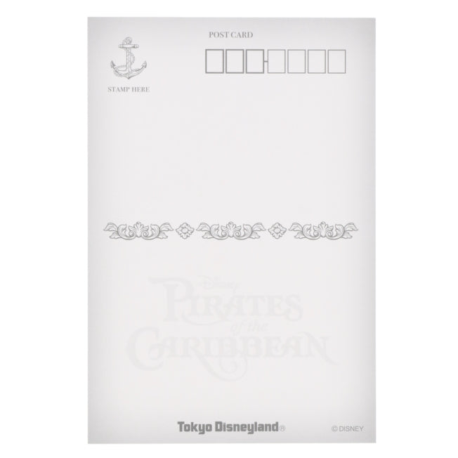 Postkarte 2 Stück Karibik der Piraten Tokyo Resort Japan Disney Store