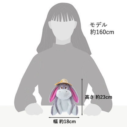 Eeyore Plüschtier mit Strohhut Japan Disney Store