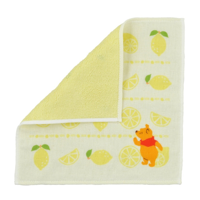 Winnie the Pooh Mini Handtuch aus Gaze mit Zitrone Japan Disney Store