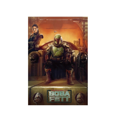 STAR WARS Boba Fett Postkarte A Japan Disney Store
