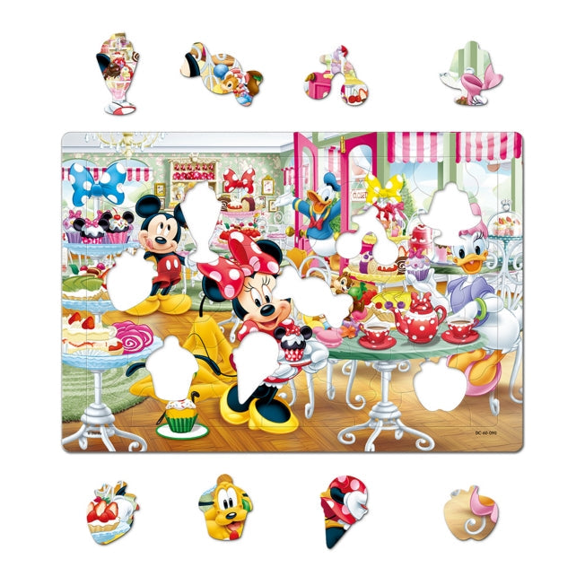 Mickey & Friends Kinderpuzzle 60 Teile "Willkommen im Süßigkeitenladen" Japan Disney Store
