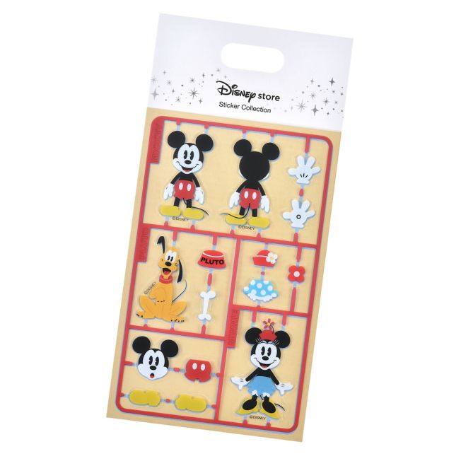 Mickey, Minnie, Pluto Aufkleber Japan Disney Store