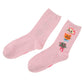 Marie, Berlioz, Toulouse Modekatze Socken Triple Face Pink Japan Disney Store