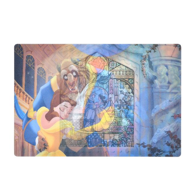 Die Schöne und das Biest Tanz Lenticular Postkarte Japan Disney Store
