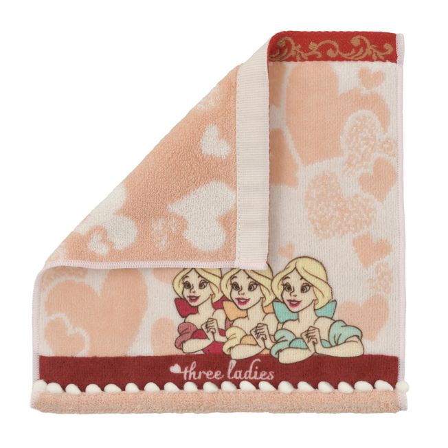 Cloriette, Lorlette, Porlette Mini Handtuch Muster Schöne und das Biest Japan Disney Store