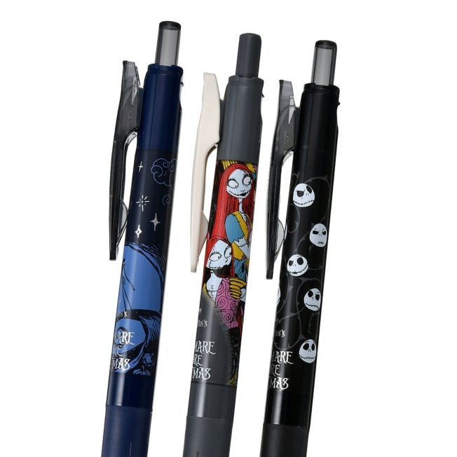 Jack Skellington & Sally Sarasa Clip 0.5 Gel Kugelschreiber Set Japan Disney Store