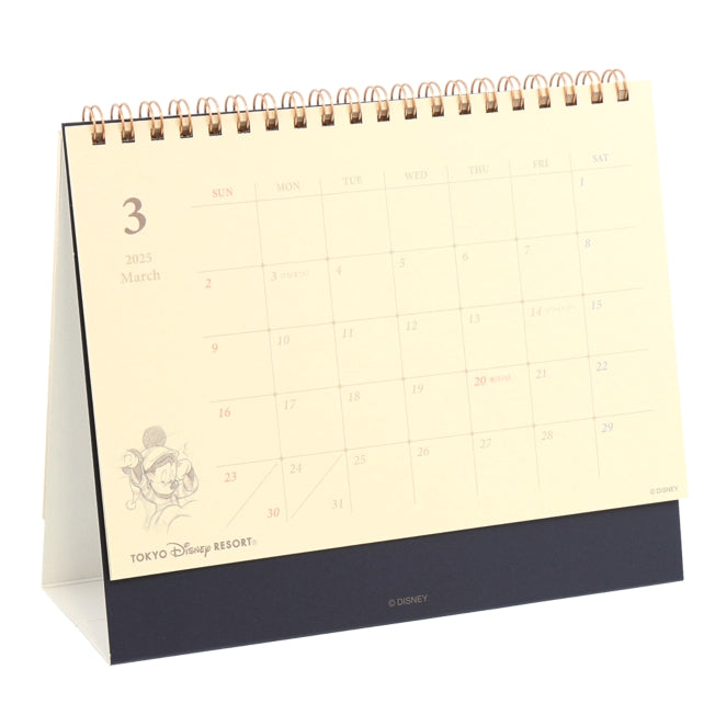 Disney Store - Tischkalender 2025 - Kalender Japan Disney Store